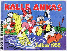 Kalle Ankas julbok 1955 omslag serier