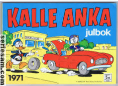 Kalle Ankas julbok 1971 omslag serier