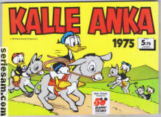 Kalle Ankas julbok 1975 omslag serier