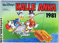 Kalle Ankas julbok 1981 omslag serier