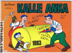 Kalle Ankas julbok 1983 omslag serier