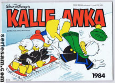 Kalle Ankas julbok 1984 omslag serier