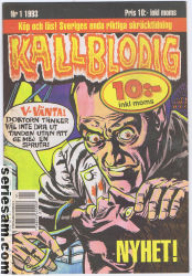 Kallblodig 1993 nr 1 omslag serier