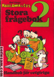 Kalle Anka & C:O´s stora frågebok 1973 nr 2 omslag serier Kalle Anka & C:O´s stora frågebok 1973 nr 2 omslag serier