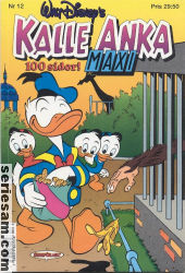 Kalle Anka Maxi 1993 nr 12 omslag serier