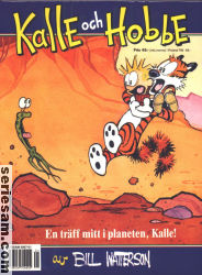 Kalle och Hobbe julalbum 1996 omslag serier