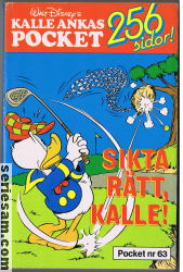 Kalle Ankas pocket 1985 nr 63 omslag serier