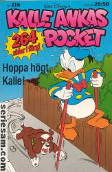 Kalle Ankas pocket 1989 nr 115 omslag serier