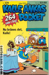 Kalle Ankas pocket 1990 nr 124 omslag serier