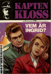 Kapten Kloss 1972 nr 7 omslag serier