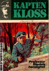 Kapten Kloss 1973 nr 15 omslag serier