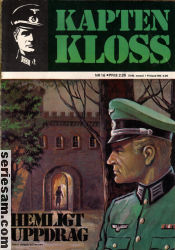 Kapten Kloss 1973 nr 16 omslag serier