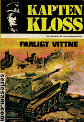 Kapten Kloss 1973 nr 19 omslag serier