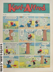 Karl-Alfred 1947 nr 25 omslag serier