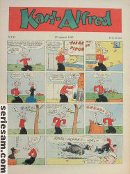 Karl-Alfred 1947 nr 34 omslag serier