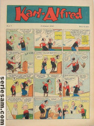 Karl-Alfred 1947 nr 7 omslag serier