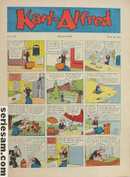 Karl-Alfred 1948 nr 25 omslag serier Karl-Alfred 1948 nr 25 omslag serier