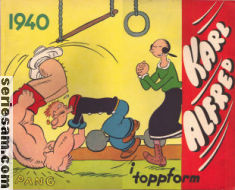 Karl-Alfred julalbum 1940 omslag serier