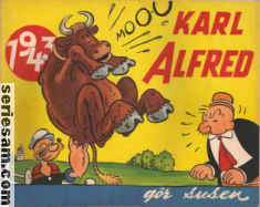 Karl-Alfred julalbum 1943 omslag serier