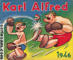 Karl-Alfred julalbum 1946 omslag serier