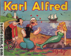 Karl-Alfred julalbum 1947 omslag serier