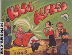 Karl-Alfred julalbum 1948 omslag serier