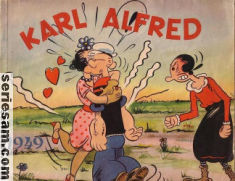 Karl-Alfred julalbum 1949 omslag serier