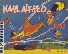Karl-Alfred julalbum 1952 omslag serier