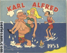 Karl-Alfred julalbum 1953 omslag serier