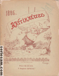 Karrikatyrer 1886 nr 4 omslag serier