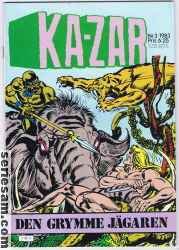 Ka-Zar 1983 nr 3 omslag serier Ka-Zar 1983 nr 3 omslag serier