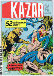 Ka-Zar 1983 nr 4 omslag serier