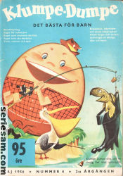 Klumpe Dumpe 1956 nr 4 omslag serier