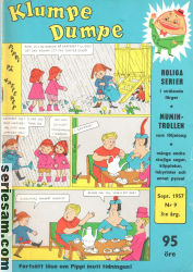 Klumpe Dumpe 1957 nr 9 omslag serier