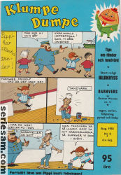 Klumpe Dumpe 1958 nr 8 omslag serier