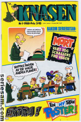 Knasen 1980 nr 1 omslag serier Knasen 1980 nr 1 omslag serier