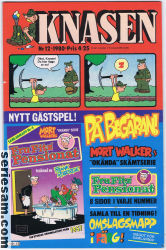 Knasen 1980 nr 12 omslag serier Knasen 1980 nr 12 omslag serier