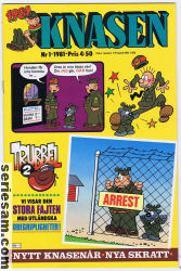 Knasen 1981 nr 1 omslag serier Knasen 1981 nr 1 omslag serier
