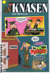 Knasen 1981 nr 13 omslag serier Knasen 1981 nr 13 omslag serier