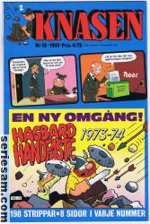 Knasen 1981 nr 15 omslag serier Knasen 1981 nr 15 omslag serier