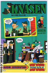 Knasen 1981 nr 4 omslag serier Knasen 1981 nr 4 omslag serier