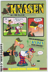 Knasen 1981 nr 5 omslag serier Knasen 1981 nr 5 omslag serier