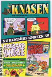 Knasen 1981 nr 6 omslag serier Knasen 1981 nr 6 omslag serier