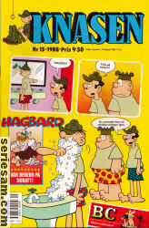 Knasen 1988 nr 15 omslag serier Knasen 1988 nr 15 omslag serier