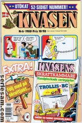Knasen 1988 nr 6 omslag serier Knasen 1988 nr 6 omslag serier