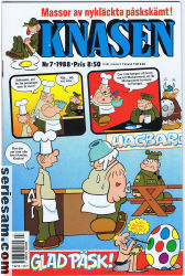 Knasen 1988 nr 7 omslag serier Knasen 1988 nr 7 omslag serier