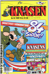 Knasen 1989 nr 14 omslag serier Knasen 1989 nr 14 omslag serier