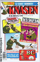 Knasen 1989 nr 18 omslag serier Knasen 1989 nr 18 omslag serier