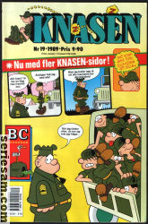 Knasen 1989 nr 19 omslag serier Knasen 1989 nr 19 omslag serier