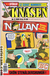 Knasen 1989 nr 2 omslag serier Knasen 1989 nr 2 omslag serier